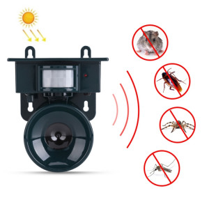 NY-2002 Solar Ultrasonic Souris Répellant Animal Repeller Extérieur Repeller oiseau imperméable (vert) SH101A331-20