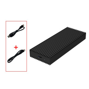 M.2 NVME / NGFF MOBILE DISQUE DISQUE DE DISQUE TYPE-C3.1 Notebook Notebook Etat Solide Box, Style: PC280K NVME Double Câble SH45031650-20