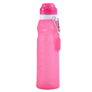 XC-282 600ml Coupe pliante en silicone Out Camping Cycling Sports Bouilloire (rose) SH501B1672-20