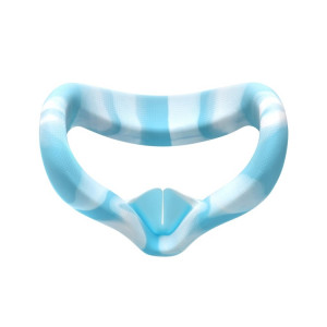 VR Silicone Eye Cover Cover anti-sueur et décontamination couleur VR lunettes de protection pour Oculus Quest 2 (Blanc Blanc) SH401A652-20