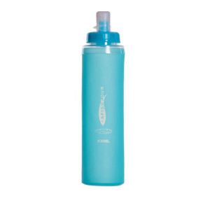 Afishtour TPU Sports de plein air Soft Soft Sac à eau Sac marathon Bouteille d'eau pliante sac, capacité: 400ml (bleu) SA0201864-20