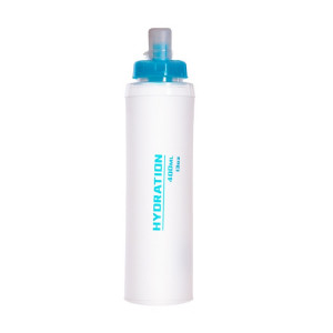 Afishtour TPU Sports de plein air Sac Soft Soft Sac à eau de marathon Bouteille d'eau pliante sac, capacité: 400 ml (transparent) SA02021759-20