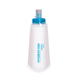 Afishtour TPU Sports de plein air Soft Soft Sac à eau de marathon Bouteille d'eau pliante sac, capacité: 300ml (transparent) SA02041122-20