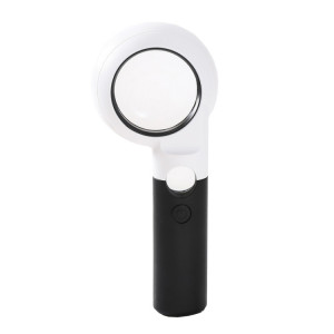 CH55-8L Tenuée à la main avec Loupe à LED Loupe double lentille 7 fois / 20 fois Loupe portable SH5458777-20
