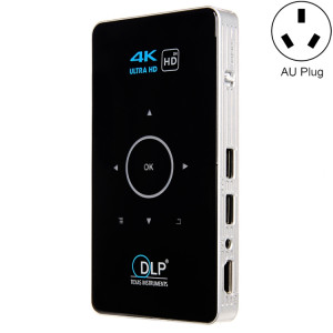 Système d'android C6 1G + 8G Système intelligent DLP HD Mini projecteur portable Projecteur de téléphone portable HOME mobile, Plug AU (Noir) SH79041555-20
