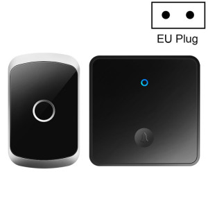 CACAZI FA50 1 pour 1 sonnette sans fil auto-génératrice à bouton-poussoir, prise: (noir) SC602C550-20