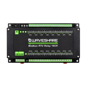 Module de relais Waveshare 24921 Modbus RTU 16 canaux, interface RS485, avec plusieurs circuits de protection d'isolement SW52831966-20