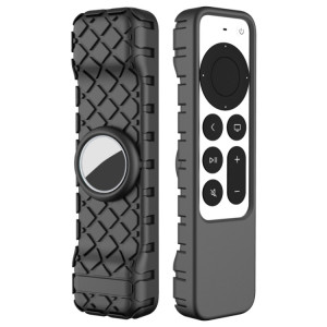 2 PCS Télécommande Couverture de protection tout compris, modèle applicable: pour Apple TV 4K (Noir) SH001A1345-20