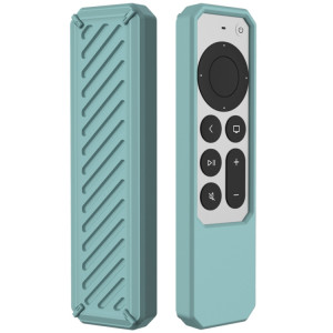 2 PCS Télécommande Couverture de protection en silicone anti-goutte tout compris, modèle applicable: pour Apple TV 4K 2021 (Pine Green) SH501F1336-20