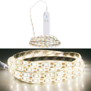 Bande de batterie de 0.5m Bande lumineuse Intelligente Induction Intelligent Induction Dégamentrée Écosse Lumineuse Émouteuse Étanche Étanche Ruban de lumière (6500K (Blanc froid)) SH501B1974-20