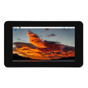 Écran tactile capacitif Waveshare 7 pouces 800 × 480 IPS, interface DSI, contact 5 points avec étui SW95021399-20