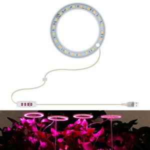 Lampe de croissance de plante LED Spectroscopie complète Timing intelligent Remplissage intérieur Remplissage de la lumière Lampe de plante, puissance: une tête (lumière rose) SH401B1587-20