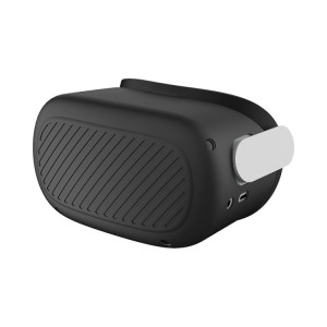 Lunettes VR en silicone, coque de protection étanche à la poussière et aux chutes pour Meta Quest (noir) SH001A486-20