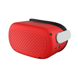 Lunettes VR en silicone, coque de protection étanche à la poussière et aux chutes pour Meta Quest (rouge) SH001C1831-20