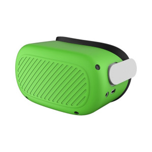 Lunettes VR en silicone, coque de protection étanche à la poussière et aux chutes pour Meta Quest (vert lumineux) SH001D1540-20