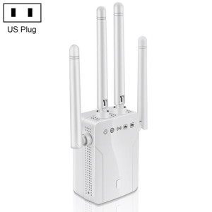 Amplificateur d'extension de signal sans fil WiFi 95B 300M 300M (Blanc Fiche américaine) SH801D1522-20