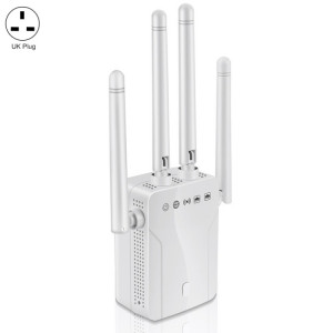 Amplificateur d'extension de signal sans fil WiFi 95B 300M 300M (Blanc Plug-UK) SH801F1057-20