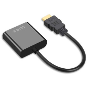 2 PCS JASOZ 1080P HDMI à VGA Convertisseur Noyau de cuivre sans oxygène, Couleur: Noir SJ61011285-20