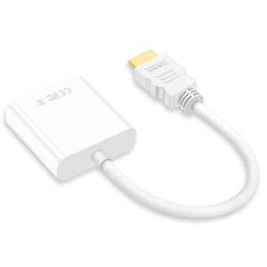 2 pcs JASOZ 1080P HDMI à VGA Convertisseur Noyau de cuivre sans oxygène, couleur: blanc SJ61021010-20