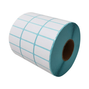 Papier thermique à trois preuves Code à barres à trois rangées Papier d'impression non adhésif, Taille: 30 x 20mm (10000 pièces) SH3403170-20