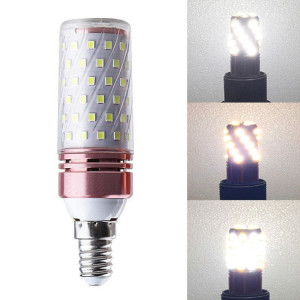 12W-E14 3 PCS Pas de clignotage de maïs de maïs bulbe bulbe ampoule, couleur de la lumière: style à la maison à trois couleurs SH4311564-20