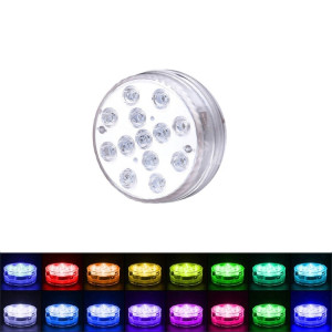 Lampe de plongée de plongée à télécommande à télécommande à télécommande, SPEC: 7cm 13 LED + Télécommande à clé RF21 (1 PC + 1 télécommande) SH303A314-20