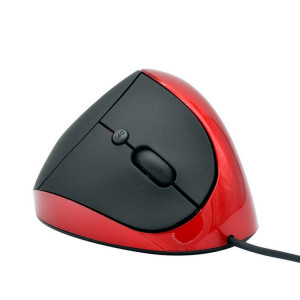 JSY-05 6 Touches Wired Vertical Souris Ergonomie Souris Optique Brace (Rouge) SH001B991-20