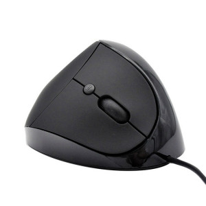 JSY-05 6 Touches Wired Vertical Souris Ergonomie Souris optique Brace (Noir) SH001E76-20