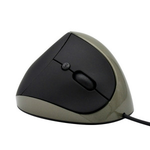 JSY-05 6 Touches Wired Vertical Souris Ergonomie Souris optique Brace (gris argenté) SH001F1509-20