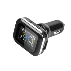 Système de surveillance de la pression de la pression sans fil TPMS de la température de la voiture TPMS de la température de la voiture (noir) SH401A1769-20