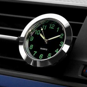 Horloge de voiture Nuit Light Horloge électronique Décoration de voiture quartz (frontière argentée) SH901A143-20