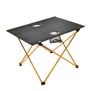 8249 Table de pliage en aluminium ultra léger en plein air Petite table de pique-nique portable (orange) SH701C197-20