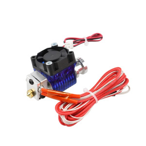 Imprimante 3D V6 Imprimante d'extrusion d'extrusion J-Head Hotend avec ventilateur de refroidissement unique, Spécification: Court 3 / 0.4mm SH4014540-20
