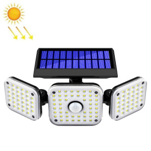 112 lumières murales rotatives à 3 têtes solaires LED à 3 têtes humains Sens de jardin imperméable extérieur extérieur SH1601186-20