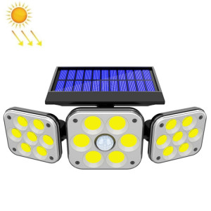 132 COB Solar 3-Head RotaTable Wall Lights Humain Sens de jardin imperméable extérieur extérieur SH16031486-20