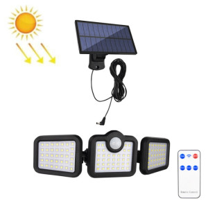 TG-TY075 Solar 3-HEAD ROBLETABLE MUR LECTURE SENSATION SENSATION DE JARDIN À L'ÉTONABLÉ EXTÉRIEUR, Style: 108 LED Splitable SH29021534-20