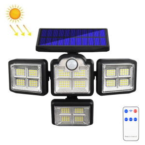 TG-TY085 Feuille murale rotative à 4 têtes solaire avec télécommande Sensation de corps à l'imperméable extérieur, style: 198 LED intégré SH3002512-20