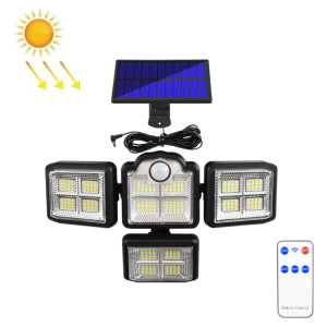 TG-TY085 Feuille murale rotative à 4 tête solaire avec télécommande Sensation de corps à l'imperméable extérieur, style: 198 LED séparé SH3006546-20
