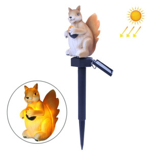 Led Solar Squirrel Squirrel Light Jardin Extérieur Décoration Paysage Lumière (lumière blanche chaude) SH501A1415-20