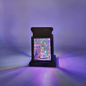 Solar LED Vent Starry Wind Lantern Festival Décoration Retro Cuivre Fil String Light (coloré) SH401A238-20
