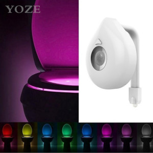 1705 Toilette Lumière Human Organe Induction Night Light Light Toilet Toilette Lumière de nuit (8 Couleur) SH701A463-20