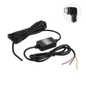 H516 Enregistrement Step-Down Line Rétrécissement Vidéo Vidéo Chargeur Line Ligne de stationnement Surveillance de stationnement Trois-Core Cordon d'alimentation, Modèle: sans fusible (coude micro gauche) SH302E955-20