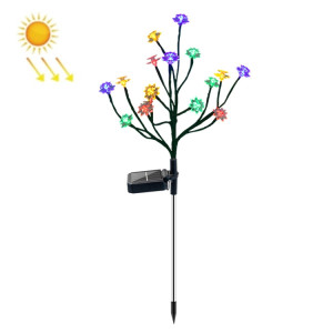 16 LED Solar Tree Branche Lotus Lampe de jardin d'extérieur SH6539182-20