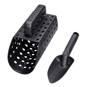 Détecteur de métaux SABLE SABLE SCOOP ET SET DE POISION OUTIL DE CRESSION (Noir) SH801A1121-20