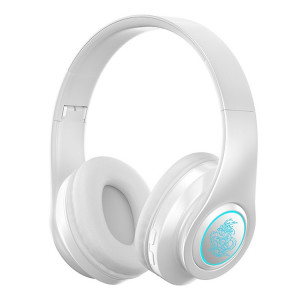 B39 Casque Bluetooth sans fil Bluetooth Subwoofer avec carte de lumière respiratoire TF Carte (Blanc) SH801D524-20