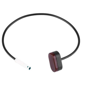 Pour Xiaomi Mijia M365 Scooter Scooter Finage de la plaque de fixation de la plaque de feu arrière avec câble et puce (noir) SH201A1653-20