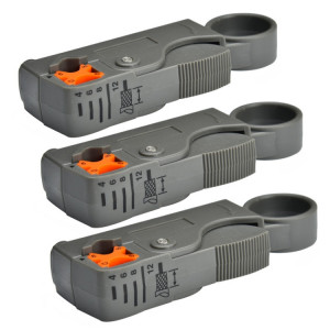 3 PCS Câble Coaxial Stripper Stripper Pince à décapage Câble Outil de dénudage (1024) SH701A1841-20