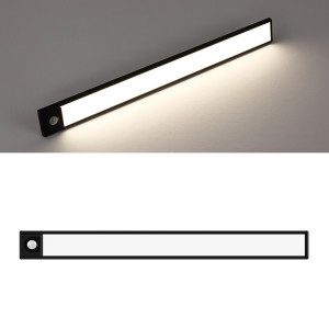 Lampe à LED sans fil automatique intelligente du corps humain 20cm (noir + lumière neutre) SH801C290-20