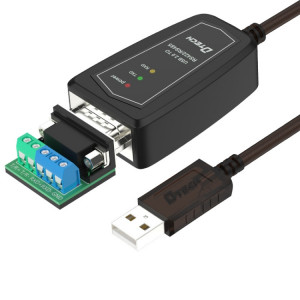 DTECH DT-5019 Câble de conversion USB à RS485 / RS422, puce FT232, longueur: 1,5 m SD92021160-20