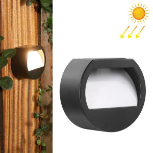 Lampe d'escalier de lampe ronde de lampe ronde étanche à l'eau solaire (lumière chaude) SH001B1993-20